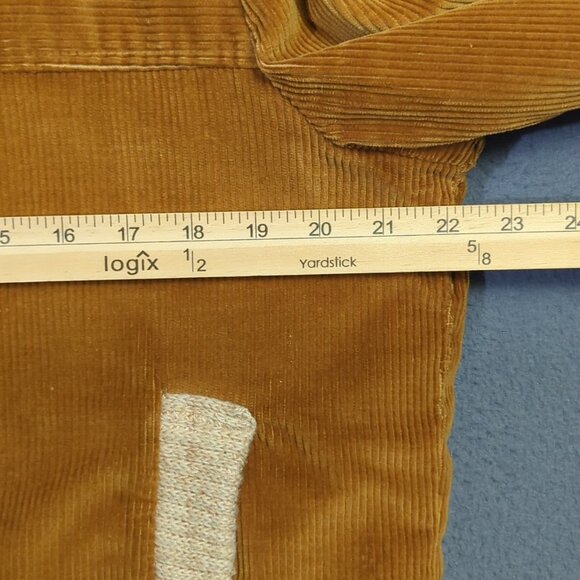 McGregor VTG Bomber Jacket Men's 40 Brown Corduroy Knit Lining Epaulets Aviator - Picture 6 of 13